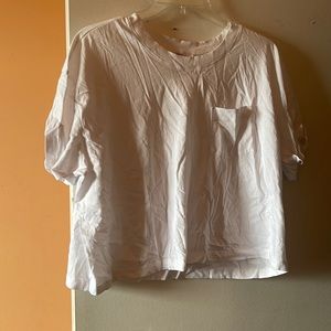 H&M White Crop Top